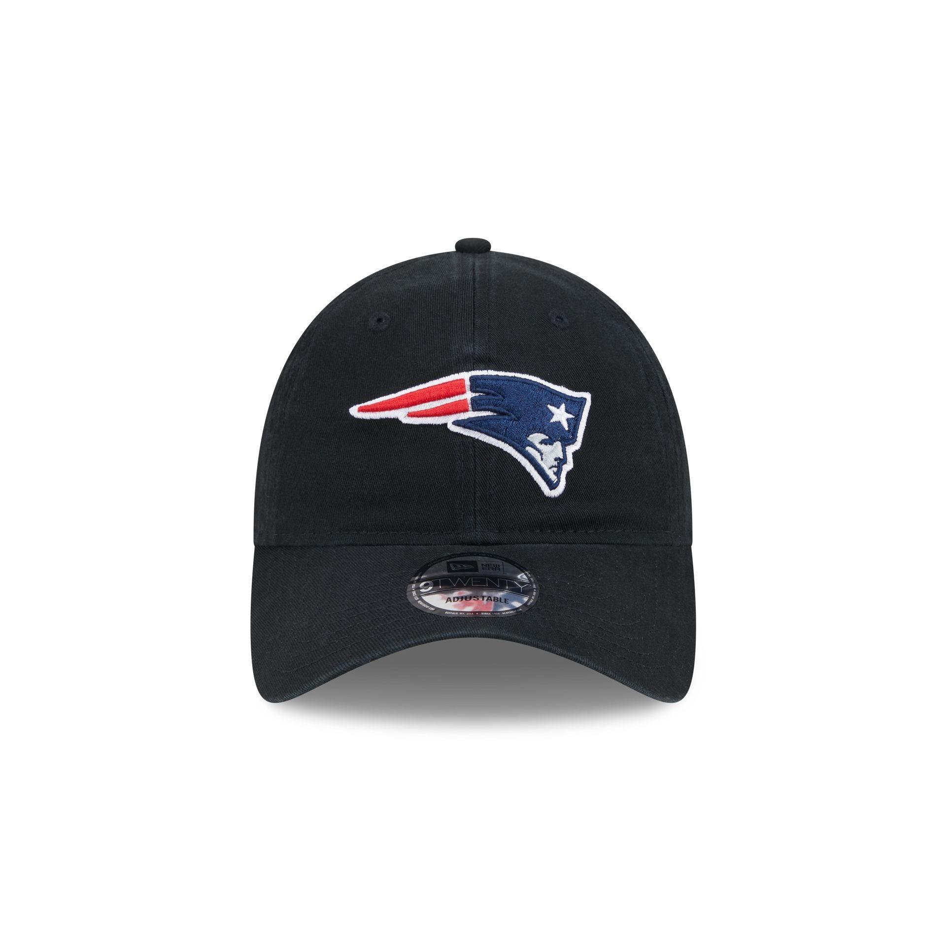 New England Patriots Black 9TWENTY Adjustable Hat Male Product Image