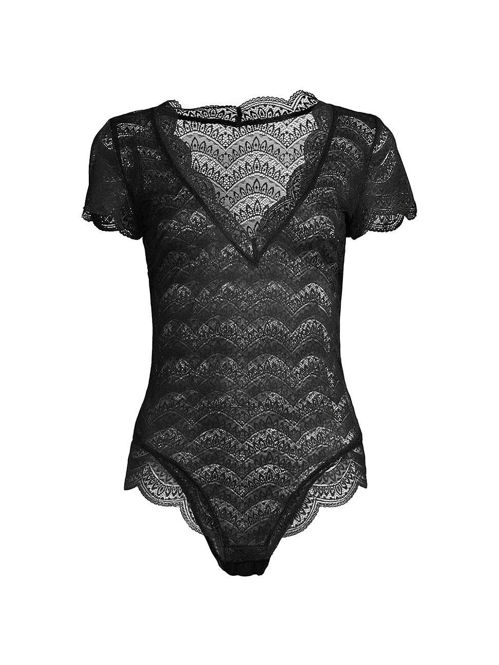 Simone Perele Karma Sheer Lace Bodysuit Product Image