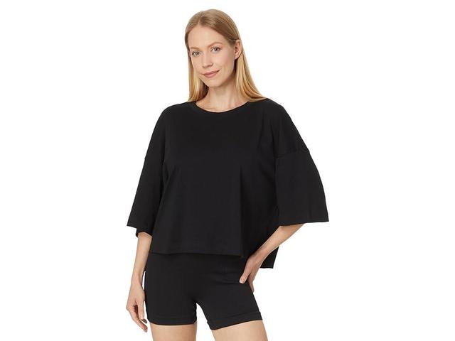 Skin Organic Cotton Crop Tee Women's Pajama Product Image