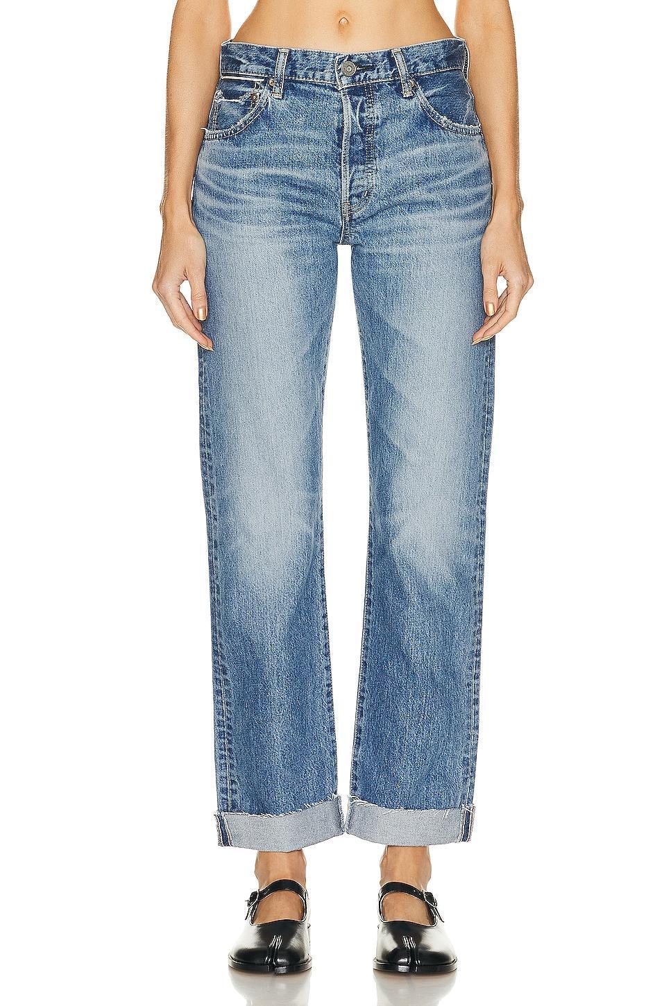 Moussy Vintage Seagraves Straight in Denim-Light Product Image