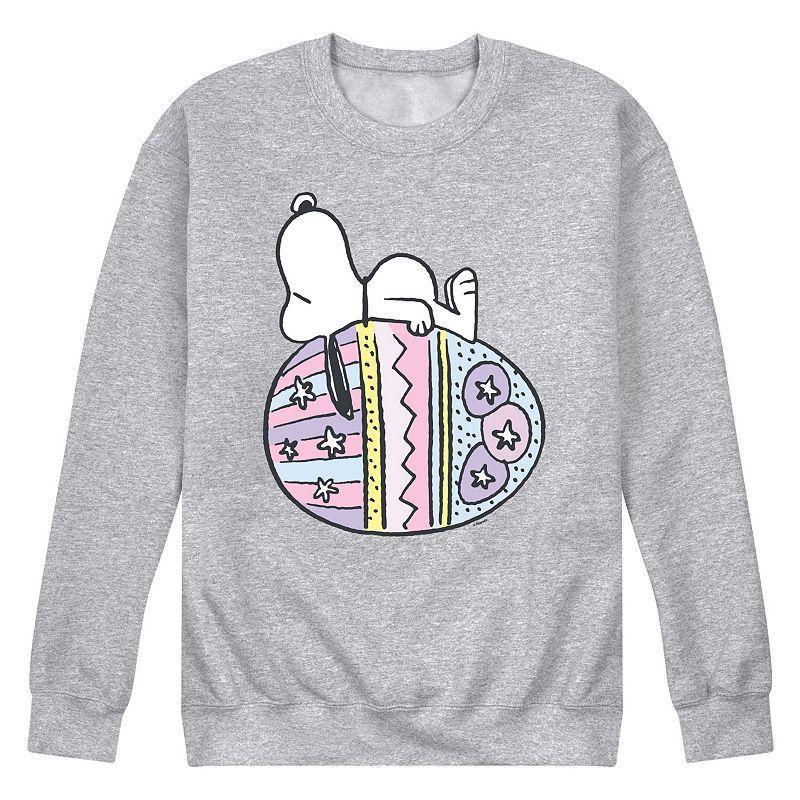 Mens Peanuts Snoopy Easter Egg Fleece Sweatshirt Product Image