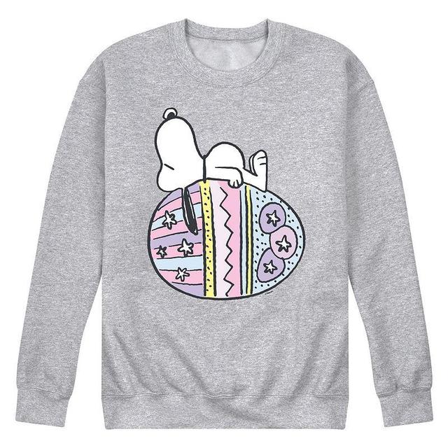 Mens Peanuts Snoopy Easter Egg Fleece Sweatshirt Product Image