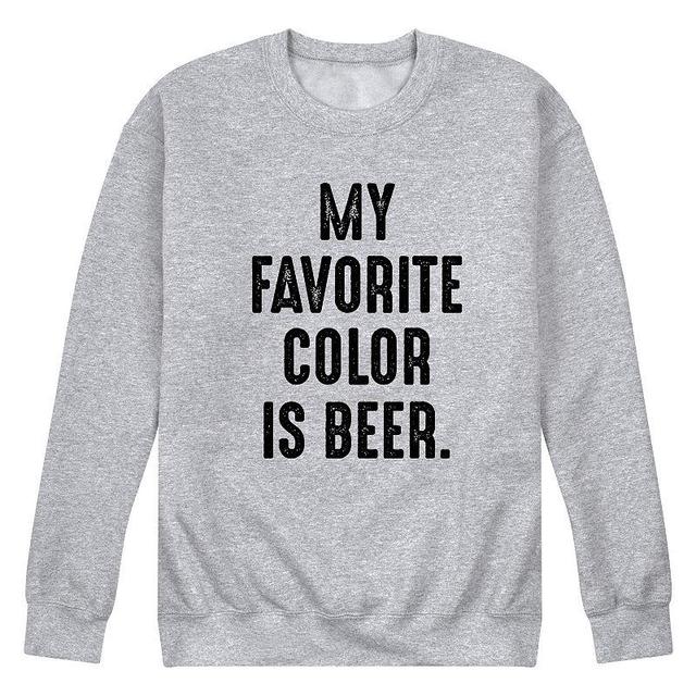 Mens Favorite Color Beer Graphic Sweatshirt Product Image