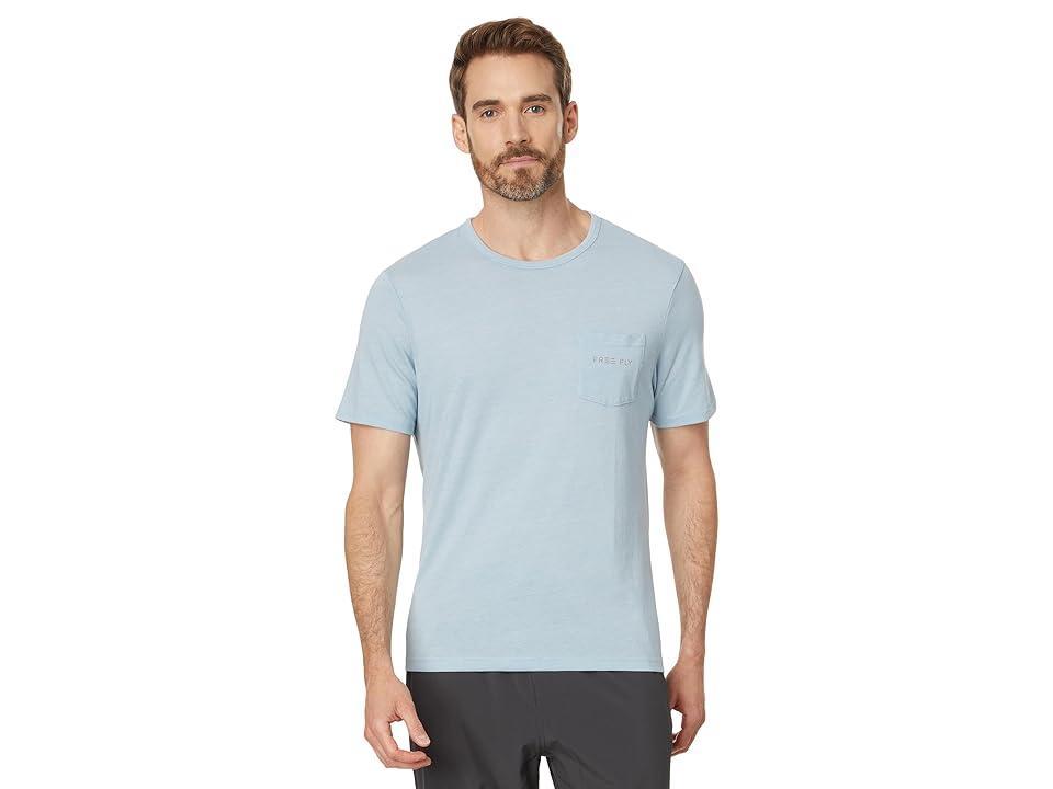 Free Fly Sun Surf Pocket Tee (Heather Cays ) Men's T Shirt Product Image