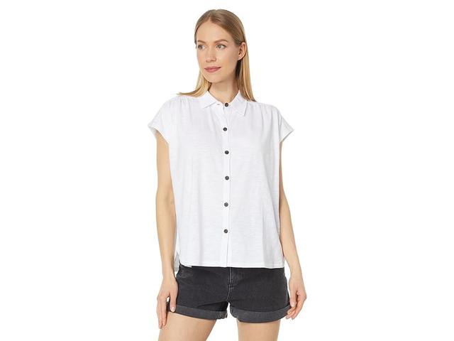 Lilla P Short Sleeve Button Front Women's Clothing Product Image