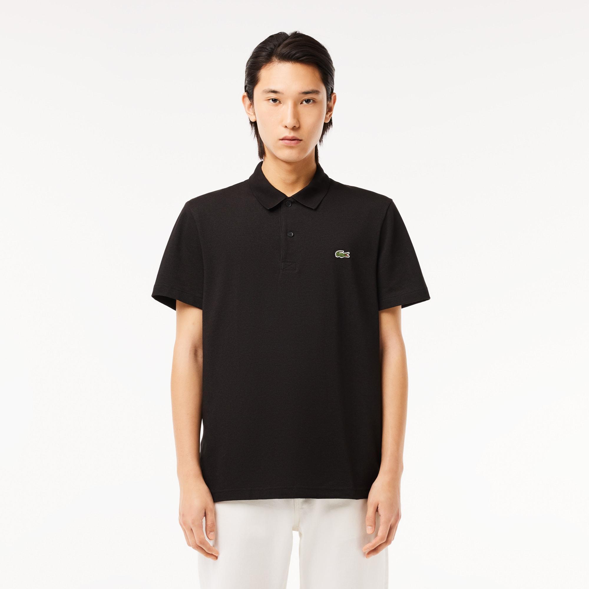 Regular Fit Cotton Polyester Blend Polo Product Image