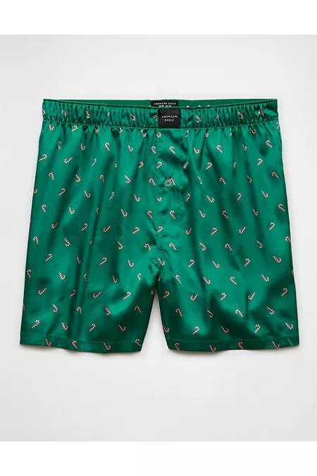 AEO Mini Candy Canes Satin Pocket Boxer Short Men's Product Image