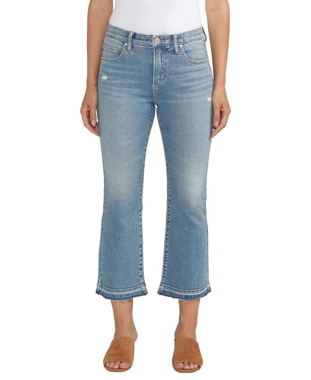 Jag Womens Eloise Mid Rise Cropped Bootcut Jeans Product Image