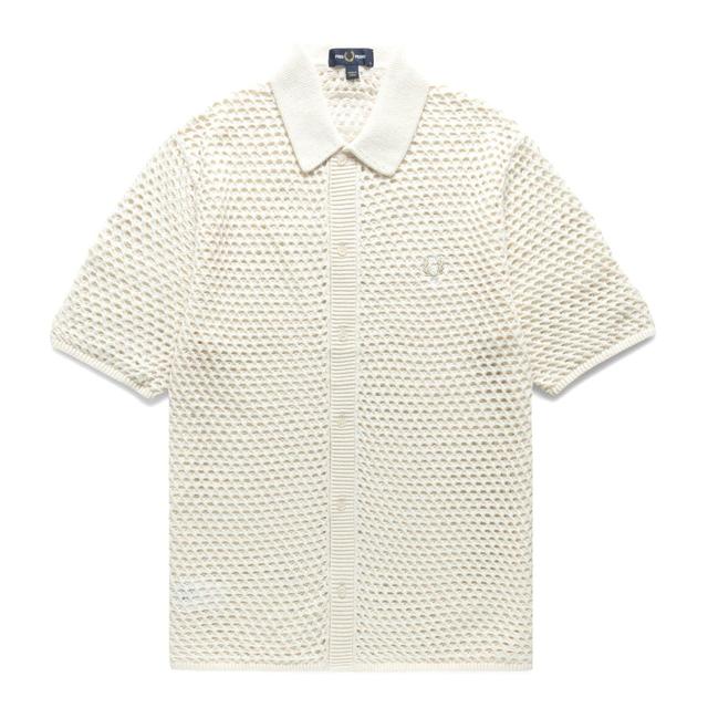 LACE BUTTON THROUGH SHIRT Product Image