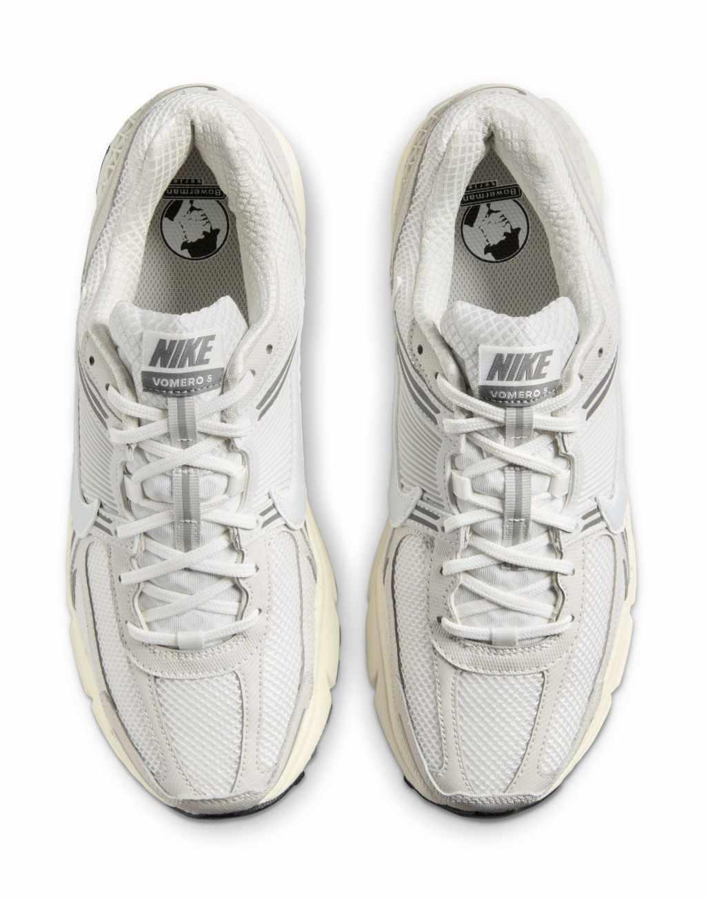 Nike Air Zoom Vomero 5 sneakers in white and gray Product Image