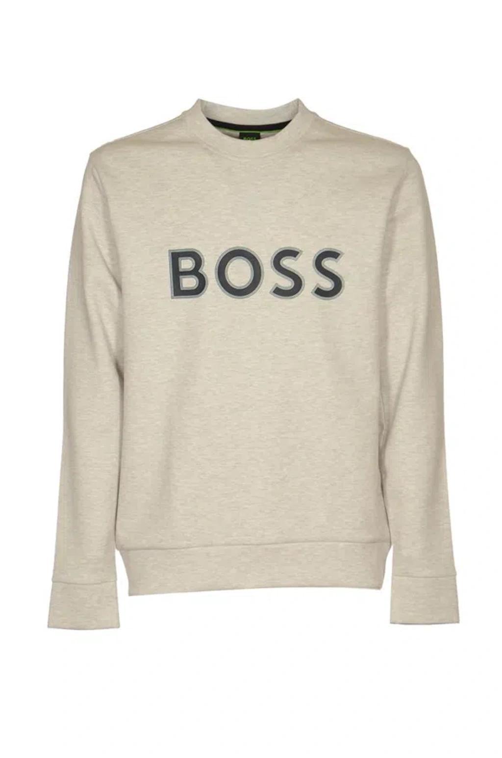 Logo Sweatshirt In Light Pastel Grey Product Image