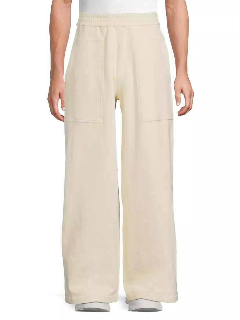 Straight-Leg Cotton Sweatpants Product Image