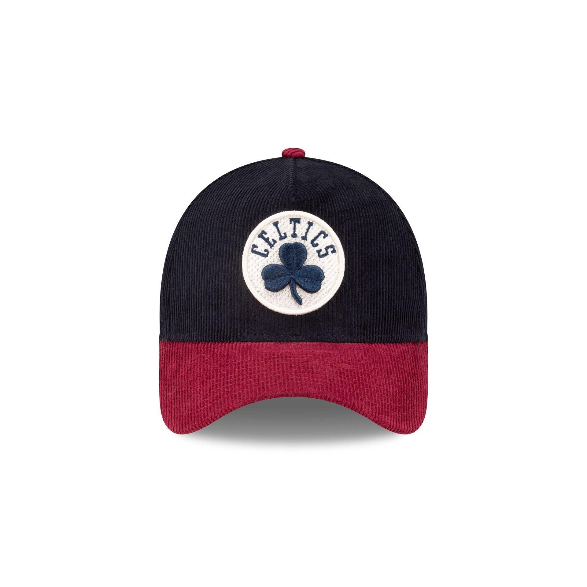 Boston Celtics Navy Corduroy 9FORTY A-Frame Snapback Hat Male Product Image