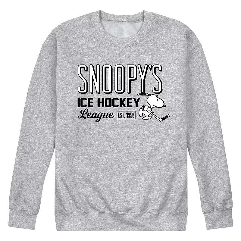 Mens Peanuts Ice Hockey League Sweatshirt Product Image