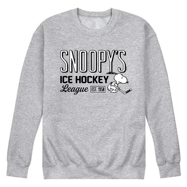 Mens Peanuts Ice Hockey League Sweatshirt Product Image