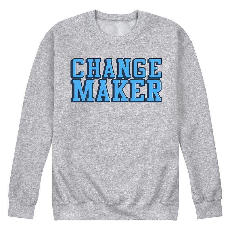 Mens Change Maker Fleece Sweatshirt Blue Product Image