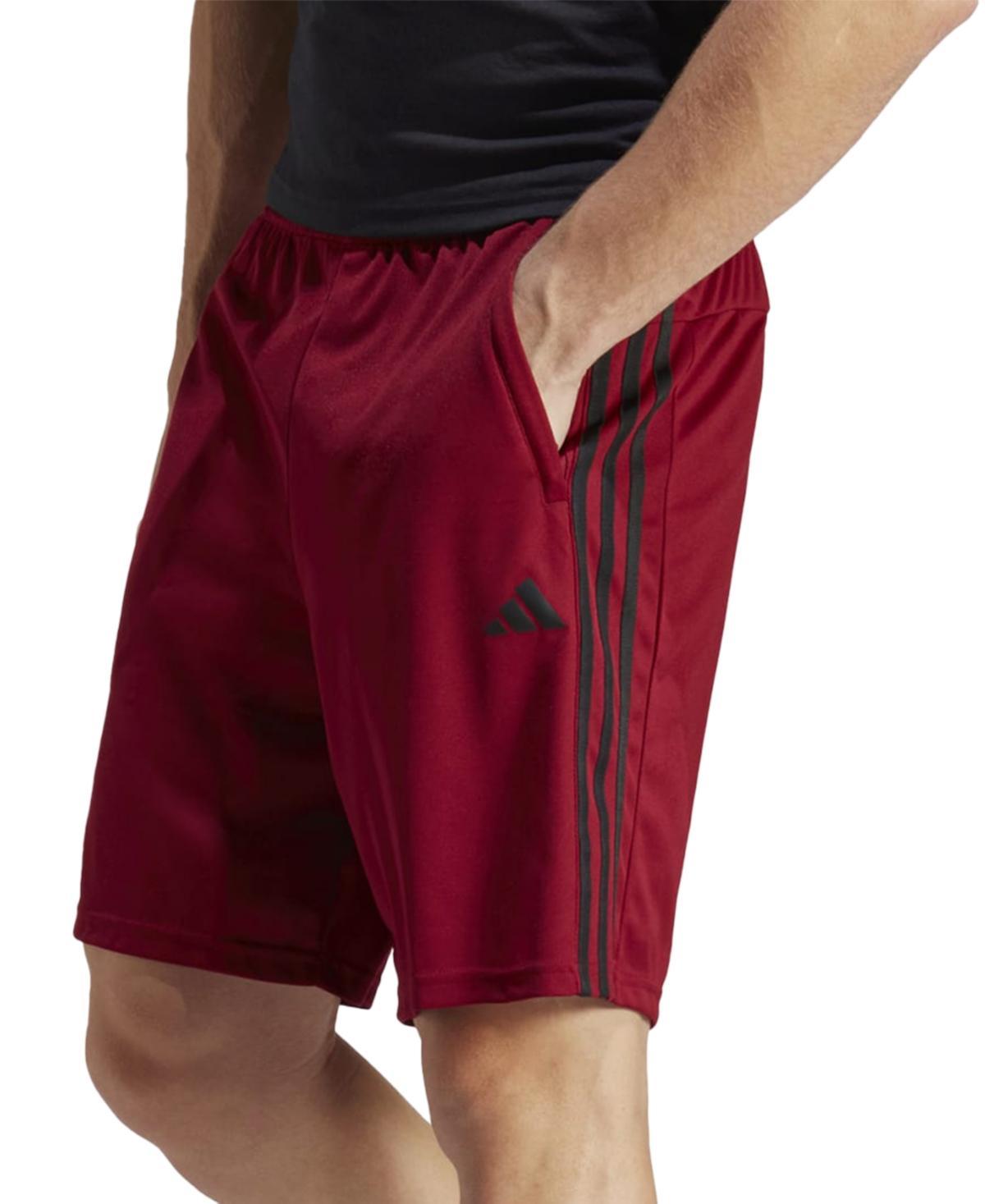 Mens adidas Train Essentials Piqu 3-Stripes Training Shorts Product Image