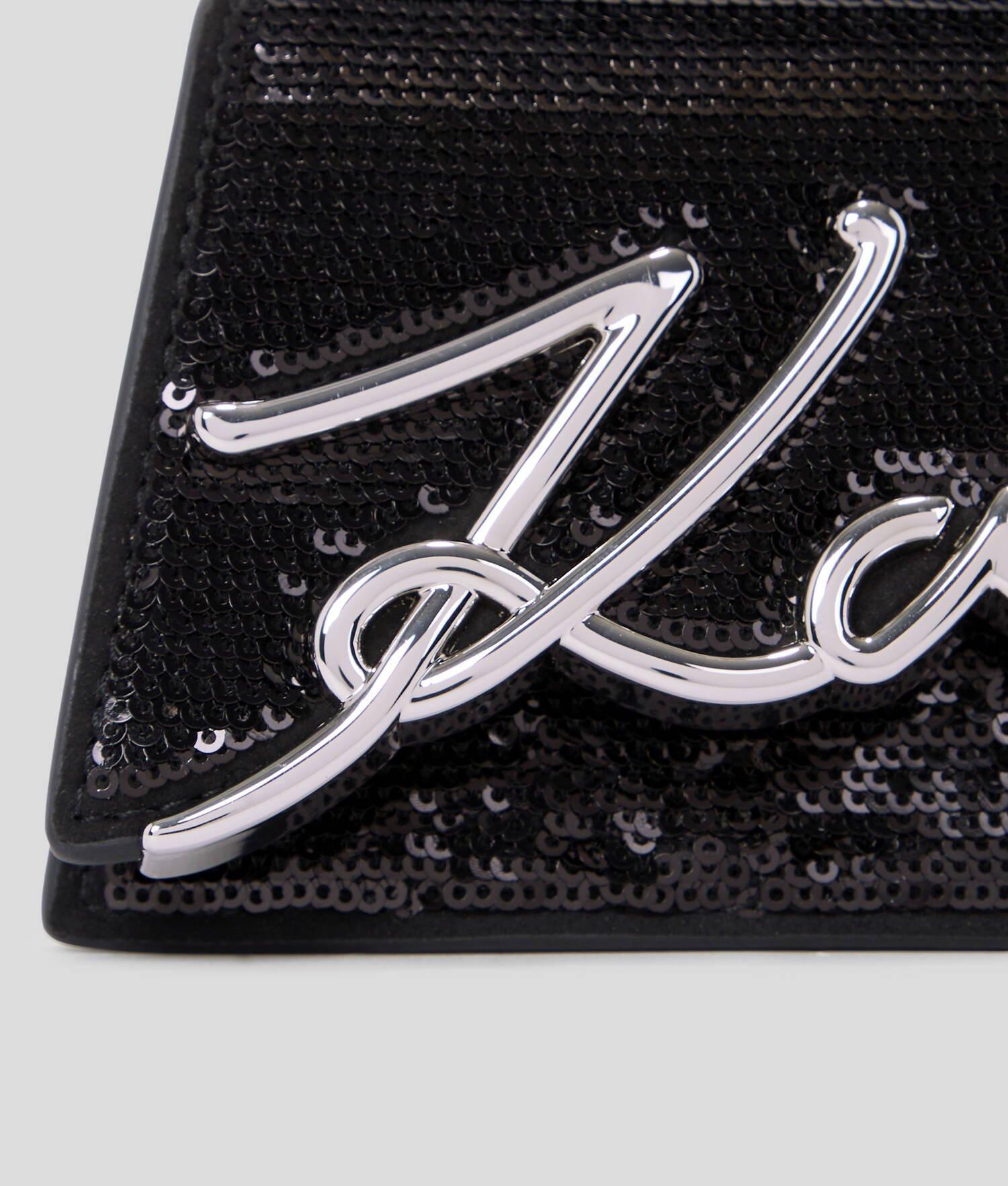 K/SIGNATURE SEQUIN NANO BAG Product Image