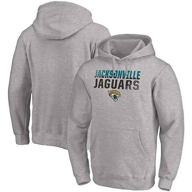 Mens Fanatics Branded Heathered Gray Jacksonville Jaguars Fade Out Pullover Hoodie Product Image