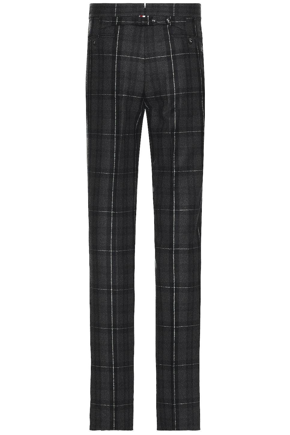 Thom Browne Fit 1 Backstrap Trouser in Grey Product Image