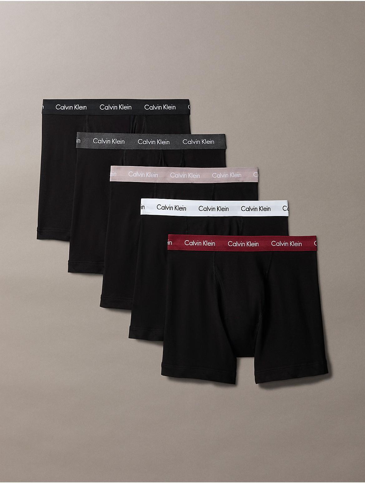 Calvin Klein Mens Cotton Classic 5-Pack Boxer Brief - Multi - S Product Image