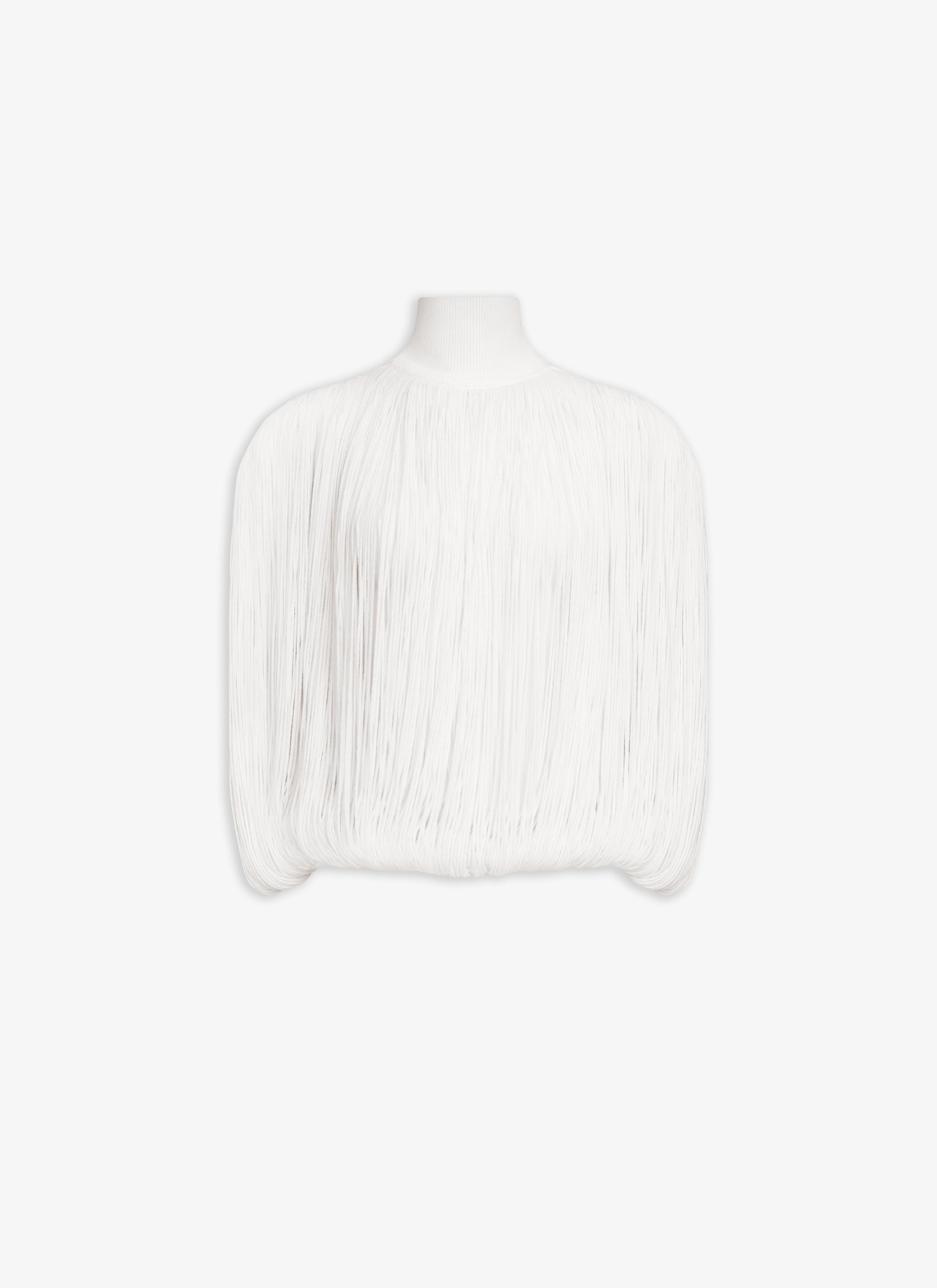 Off-White KNITTED FRINGES JUMPER Product Image