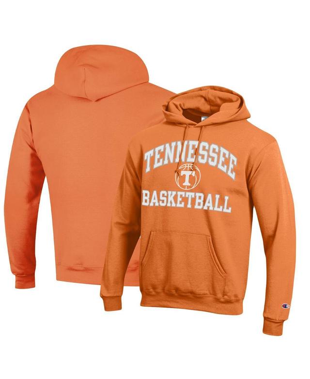 Mens Champion Tennessee Orange Tennessee Volunteers Basketball Icon Powerblend Pullover Hoodie Product Image