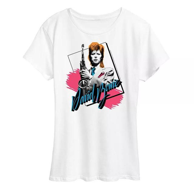 Womens Bowie Sax Color Blocking Graphic Tee Product Image