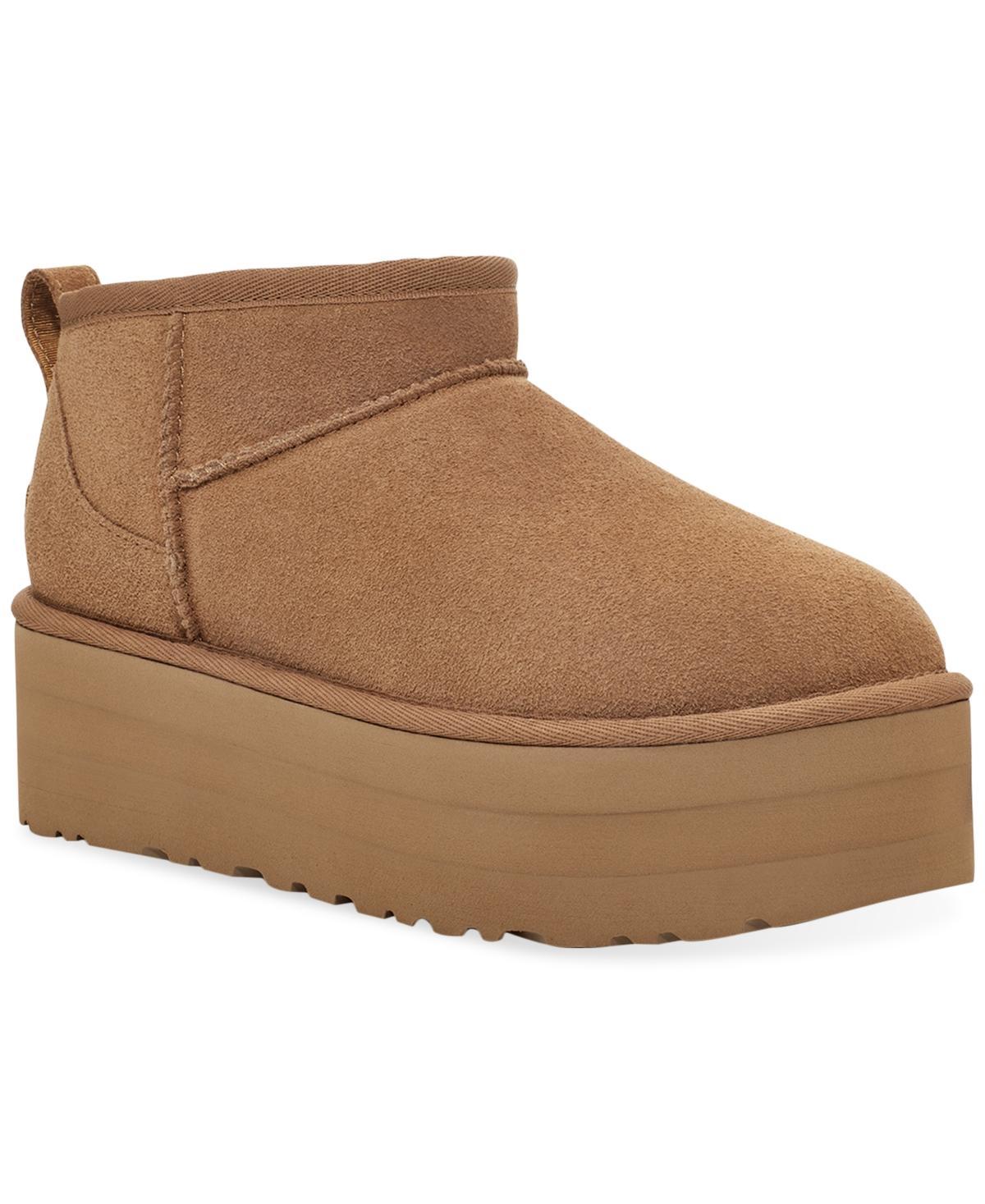 UGG Classic Ultra Mini Platform Suede Booties Product Image