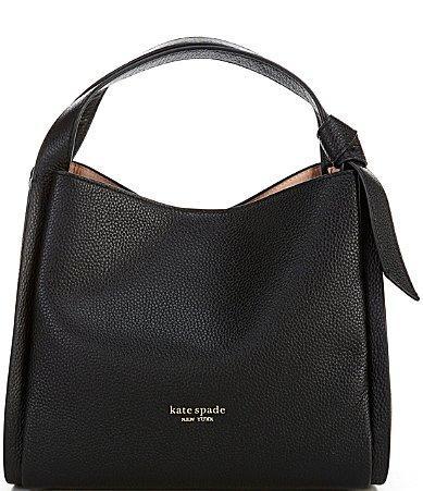 kate spade new york Knott Pebbled Leather Medium Crossbody Hobo Bag Product Image