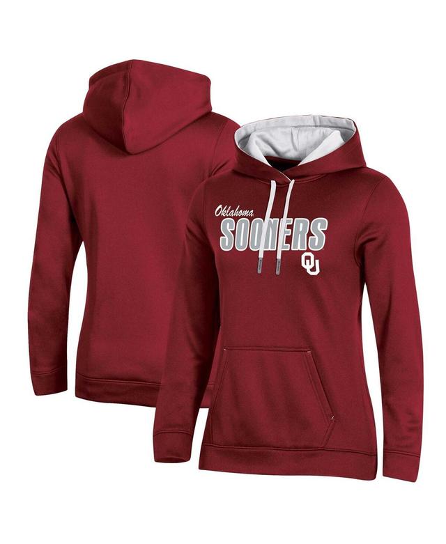 Womens Champion Crimson Oklahoma Sooners Team Pullover Hoodie Product Image