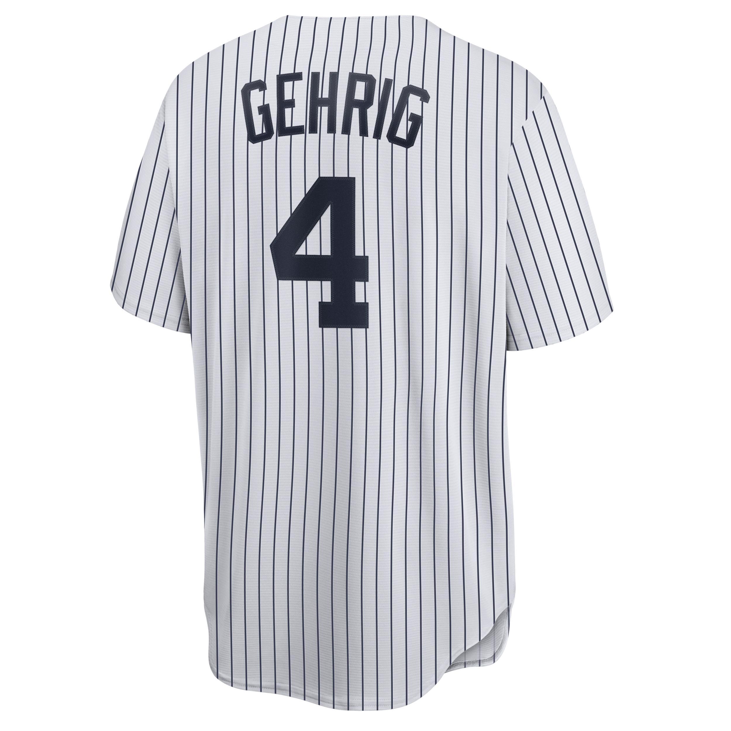 Mens Nike Lou Gehrig New York Yankees Home Cooperstown Collection Player Jersey Product Image