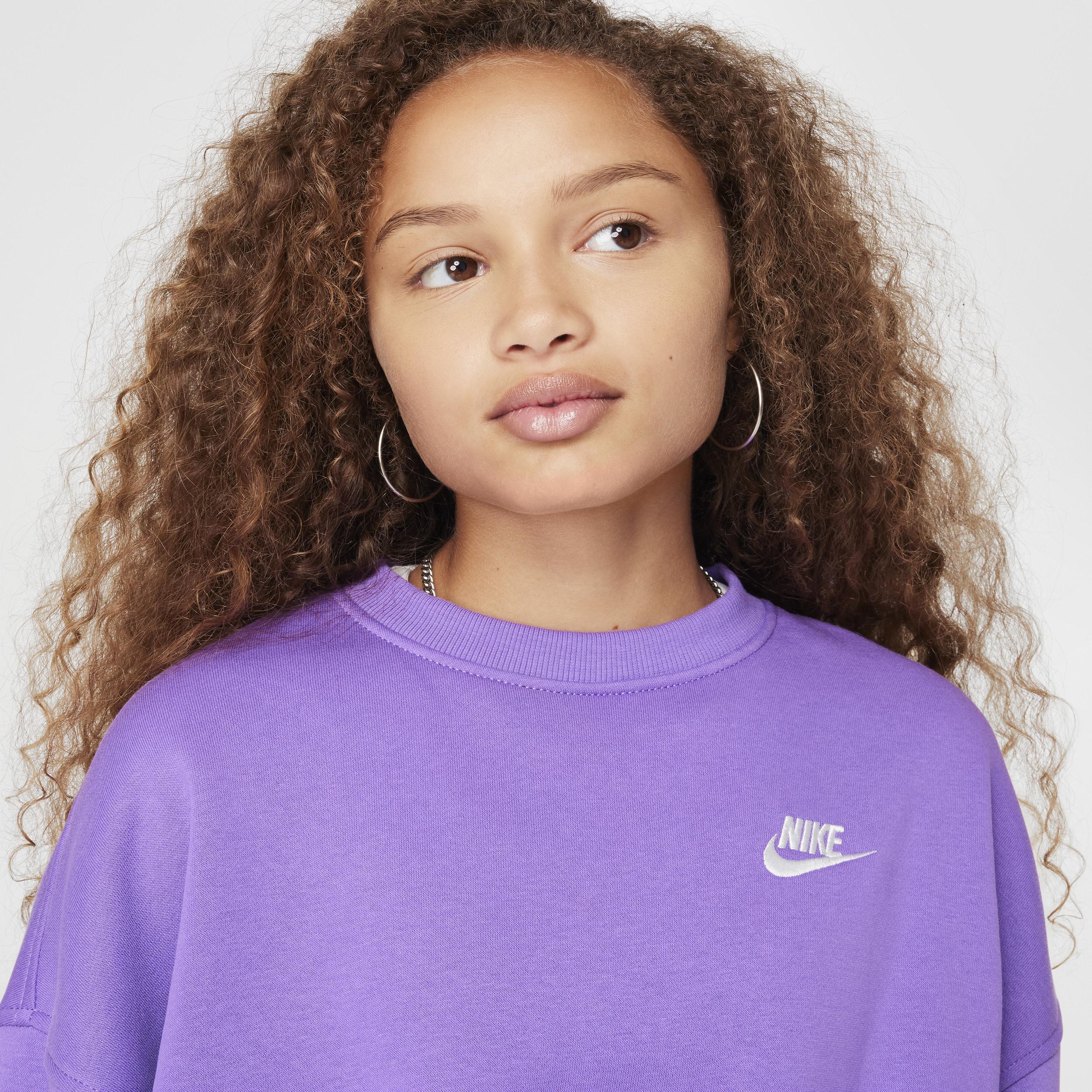 Girls 7-16 Nike Sportswear Club Fleece Crewneck Sweatshirt, Girls Product Image