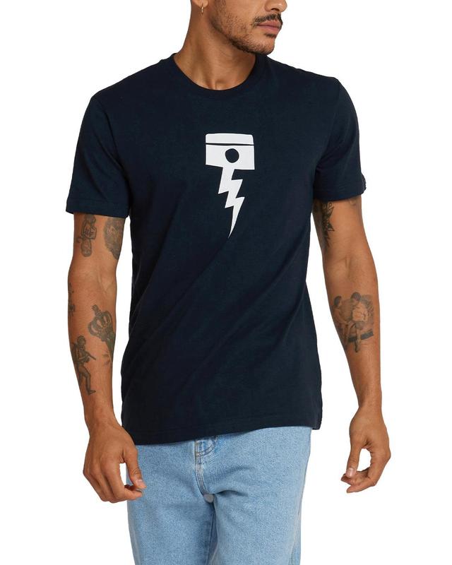 Pisstin Tee - Navy Product Image