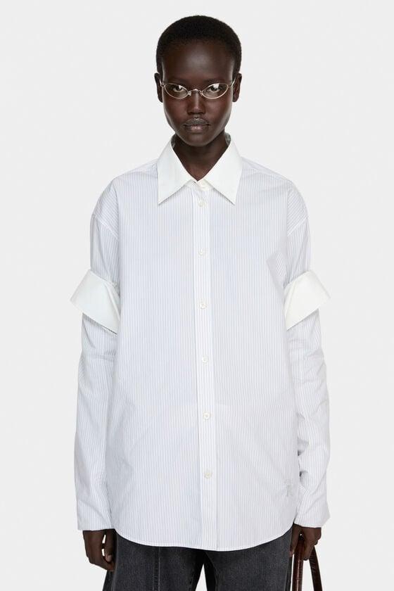 Button-up layered shirt Product Image