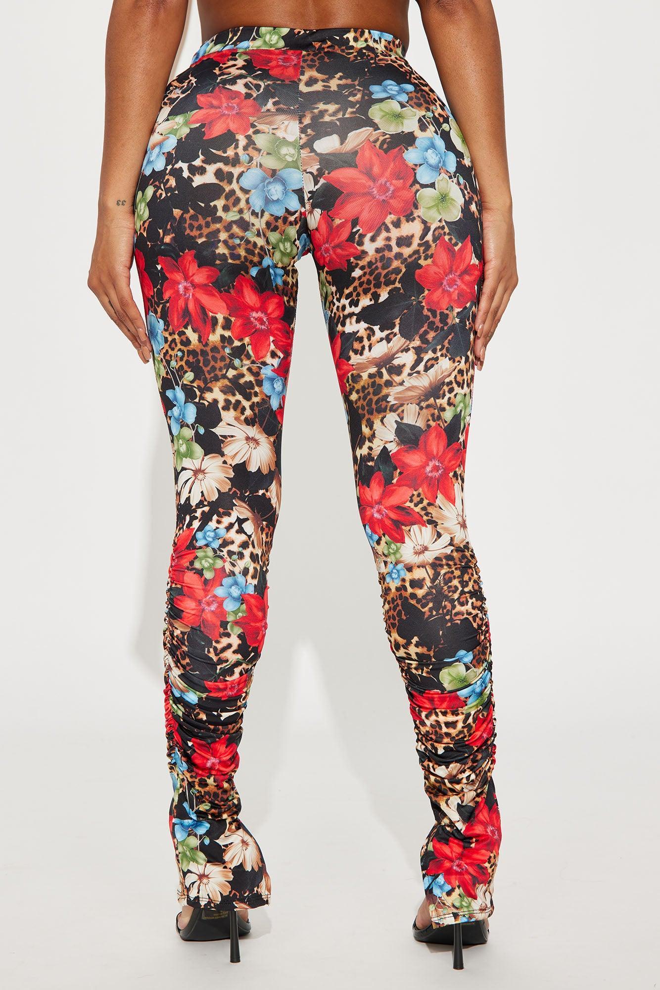 Making A Comeback Stacked Legging - Multi Color Product Image