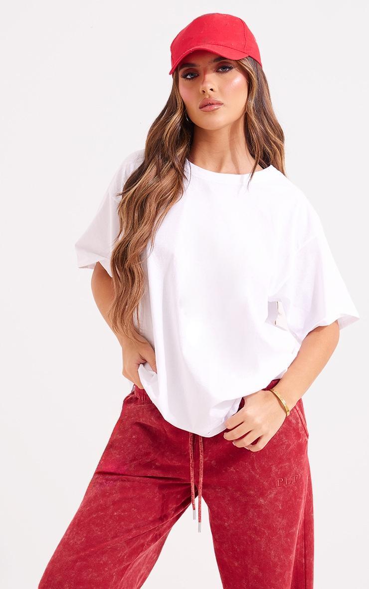 White Bow Back Print T Shirt Product Image