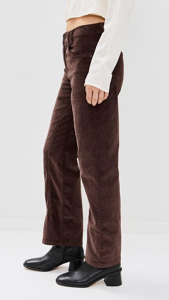 Free People Risk Taker Corduroy Straight Jeans | Shopbop Product Image