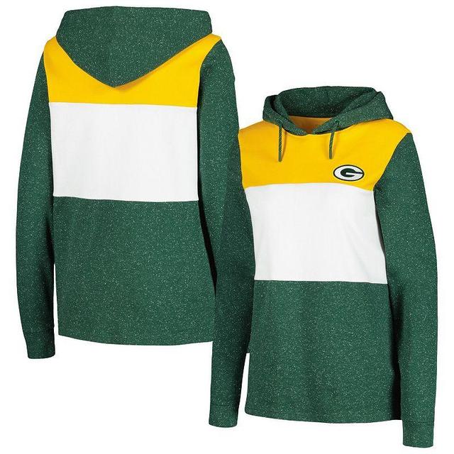 Womens Antigua Green Green Bay Packers Wicket Pullover Hoodie Product Image