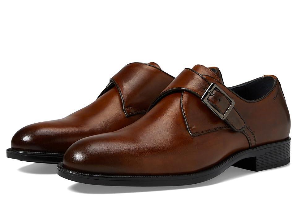 Johnston & Murphy Collection Flynch Monk Strap Italian Calfskin) Men's Lace Up Wing Tip Shoes Product Image