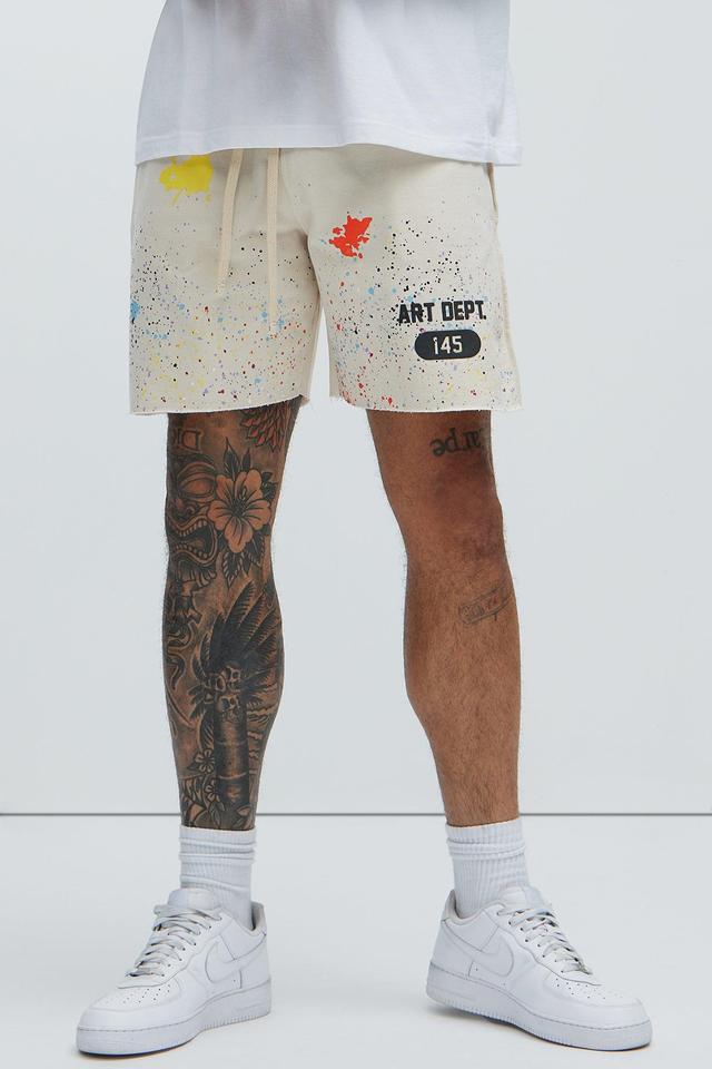 Art Dept. Sweatshorts - Tan Product Image