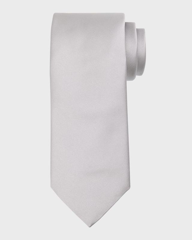 Men's Satin Silk Tie Product Image