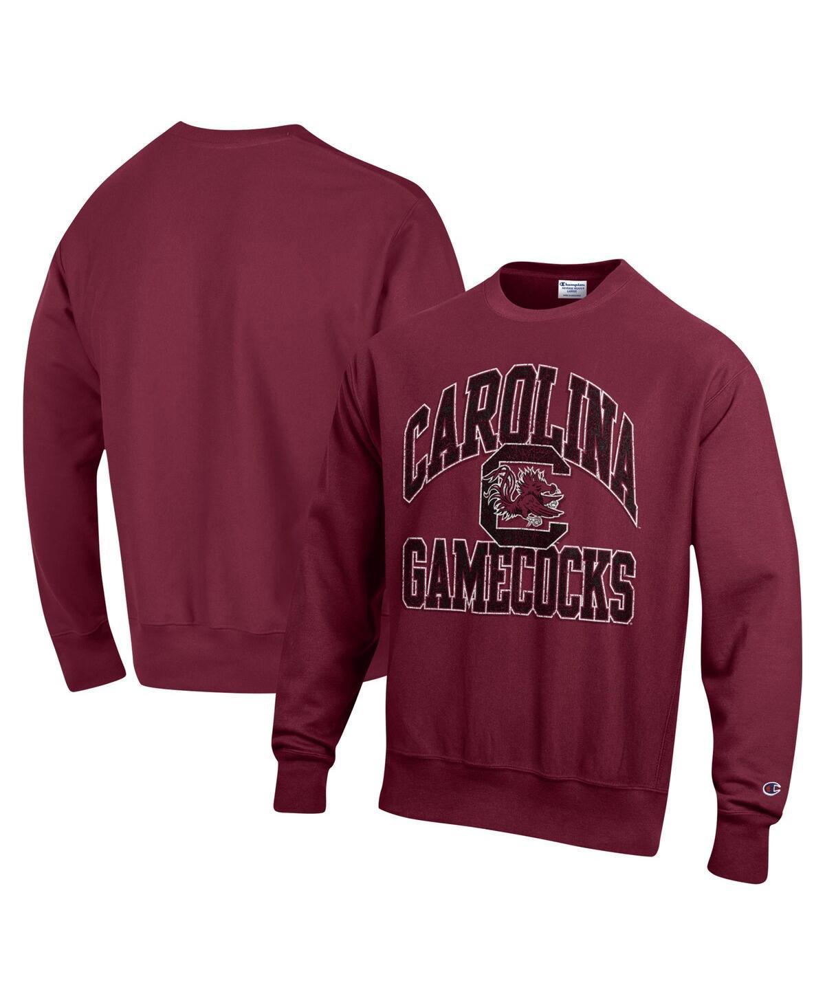 Champion Mens Garnet South Carolina Gamecocks Vault Late Night Reverse Weave Pullover Sweatshirt Product Image