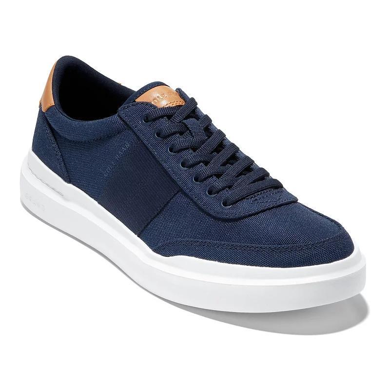 Cole Haan Grandpro Rally Canvas Court II Mens Sneakers Blue Blazer Natural T Product Image