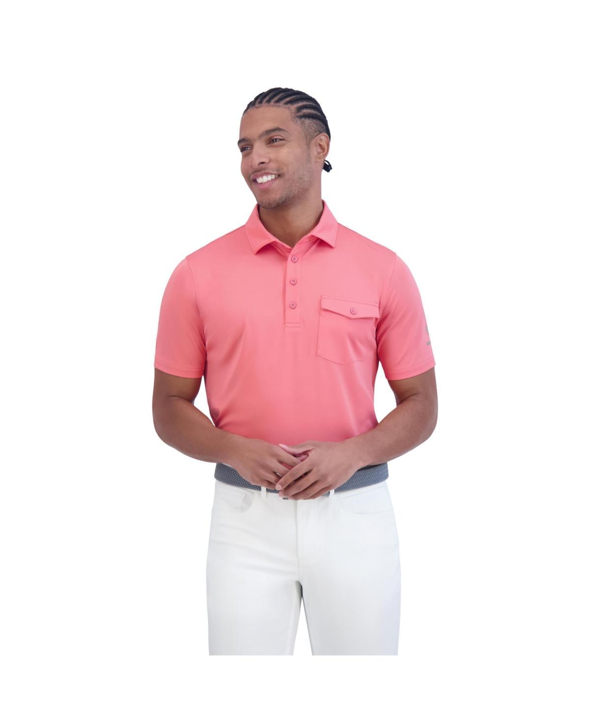 Ben Sherman Mens Solid Tech Pique Sports Fit Pocket Polo Shirt Product Image