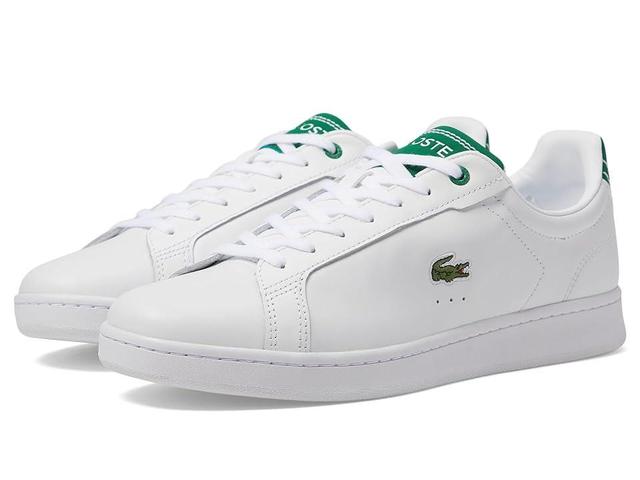 Lacoste Carnaby Pro 223 1 SMA (White/Green) Men's Shoes Product Image