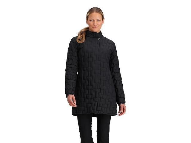 Obermeyer Perry HydroBlock Classic Toray Airtastic Long Sleeve Asymmetrical Snap Front Down Parka Product Image