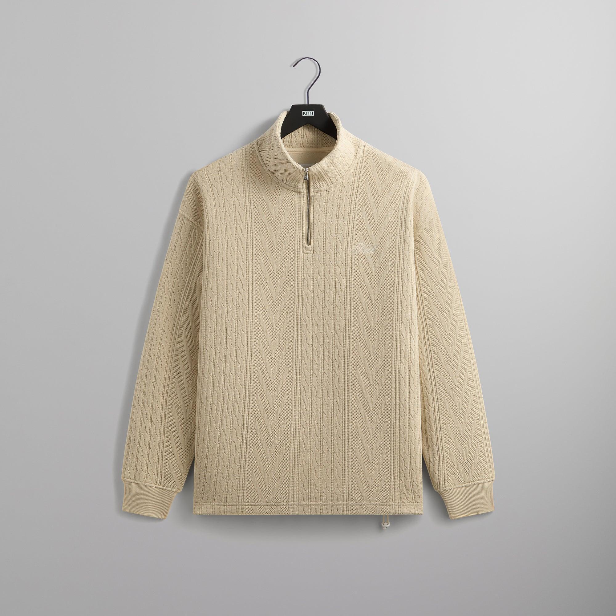 Kith Cable Fleece Quarter Zip - Arete Male product image