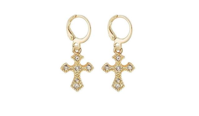 Cross Dangle Earrings for Women Product Image