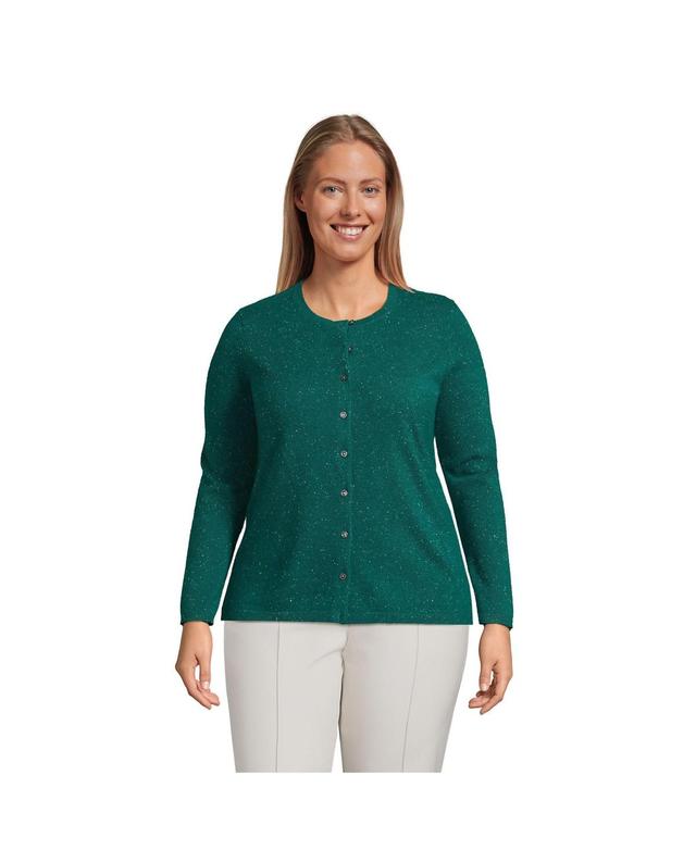 Lands End Womens Plus Size Cashmere Cardigan Sweater Product Image